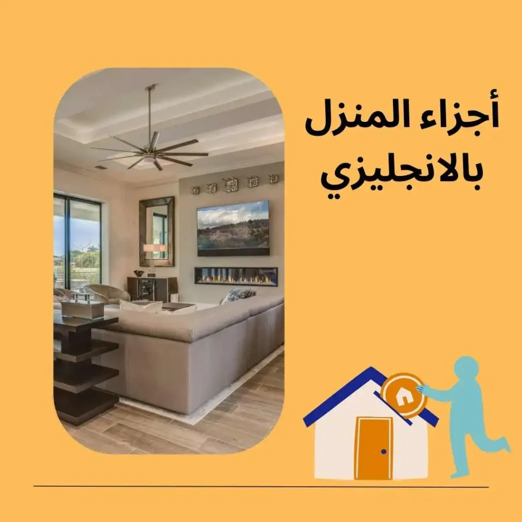 أجزاء المنزل بالانجليزي للاطفال